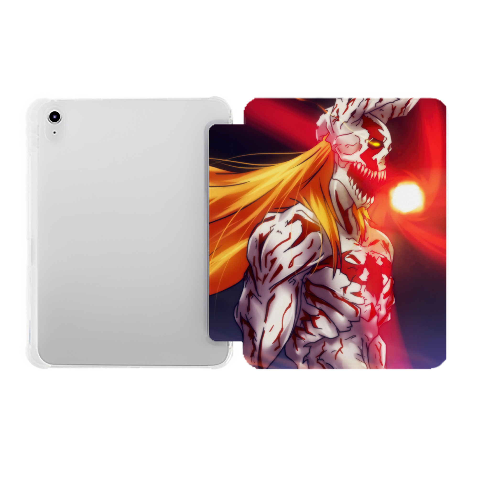 （画像用） ブリーチ BLEACH IPad ケース ペン収納付き 三つ折りスタンド PUレザー×シリコン 対応機種9.5/10.5/10.9インチ